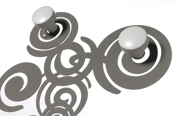 Appendiabiti di design Ganci da parete con riccioli Arabesque - immagine 2