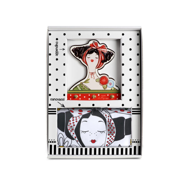 SET APPENDINO ROSSO E 2 CANOVACCI LE PUPAZZE