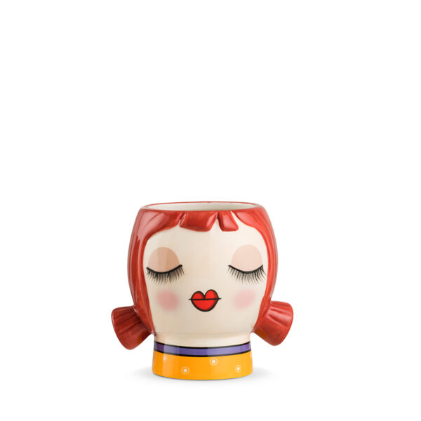 Vaso Le Pupazze Amelie Rosso 12x11