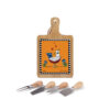 Set Tagliere e Coltelli da formaggio Cocoricò