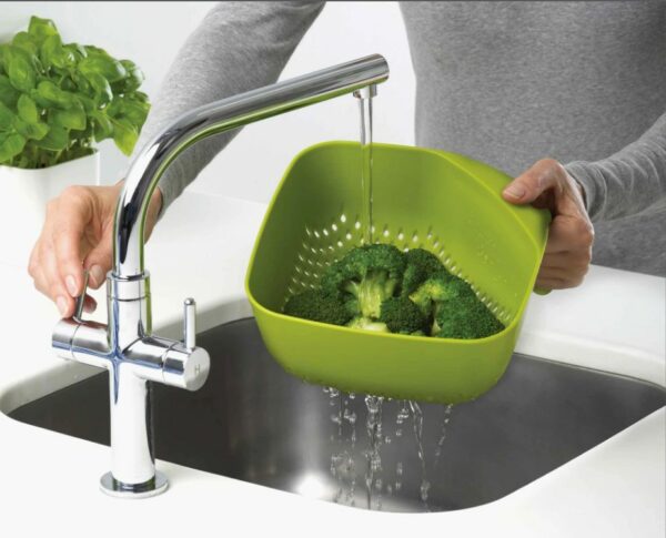 Scolapasta quadrato verde - immagine 2