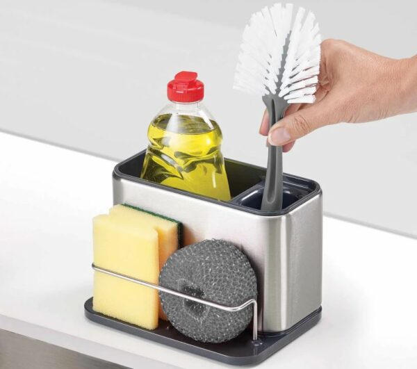 Surface - Organizzatore per lavello, acciaio inossidabile