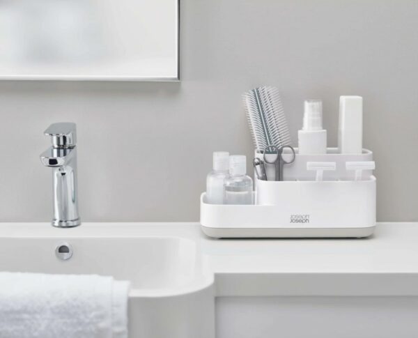EasyStore™ Light Grey Bathroom Storage Caddy