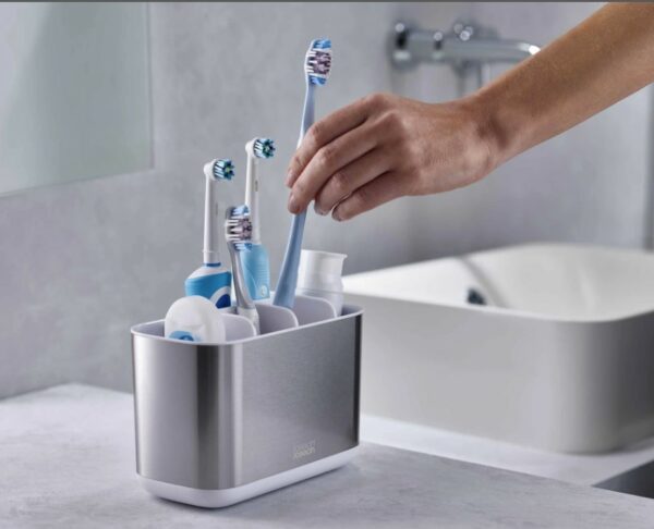 EasyStore™ Stainless-steel Large Toothbrush Holder