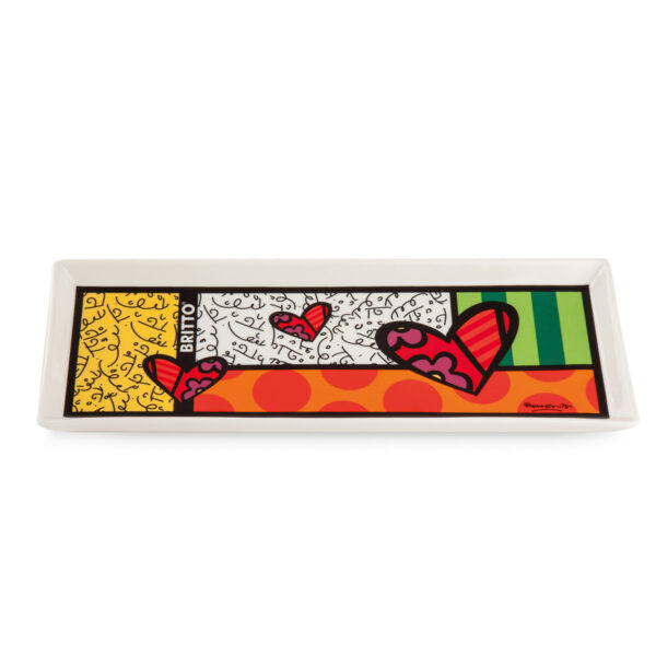 Vassoio Britto cuore 26x10