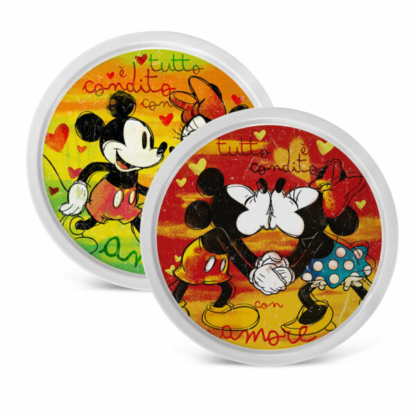 Set 2 Piatti PIzza Mickey & Minnie
