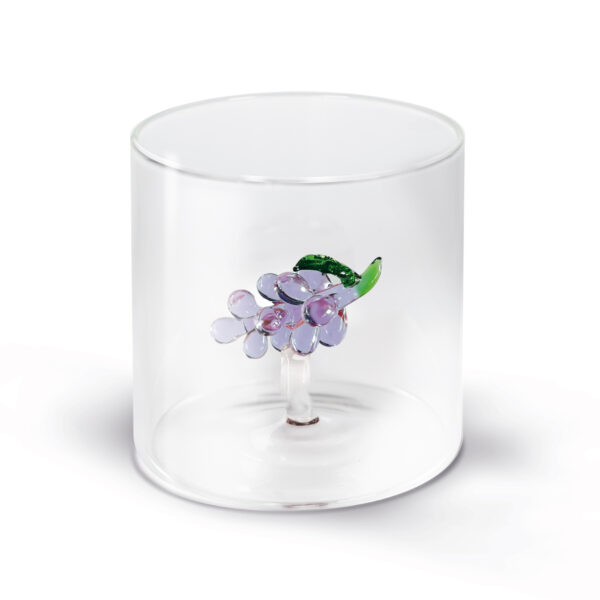 Bicchiere in vetro borosilicato Uva