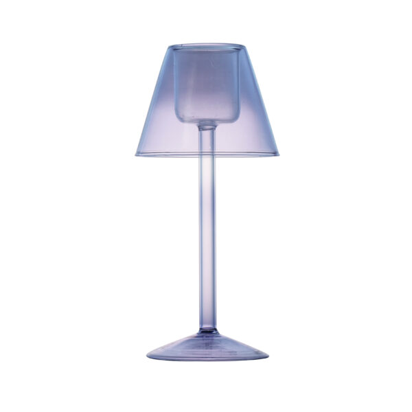 Porta tealight in vetro borosilicato colore Lilla