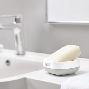 slim compact grey soap dish 70511