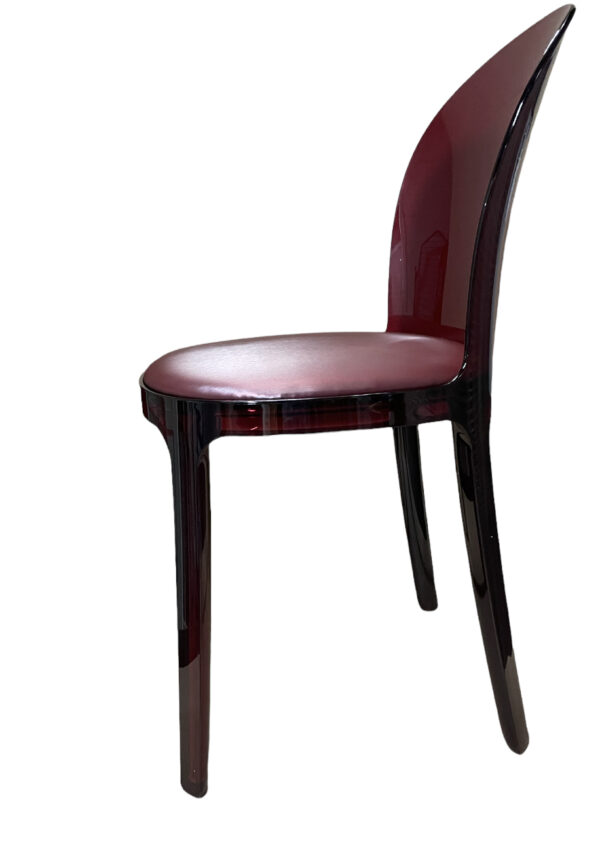 VANITY CHAIR SEDIA MURANO ROSSA - immagine 2