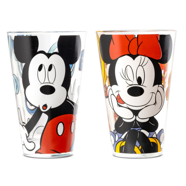 Set 2 Bicchieri Mickey & Minnie Forever & Ever ML 310