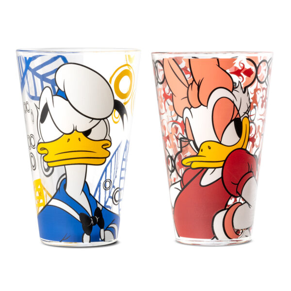 Set 2 Bicchieri Donald & Daisy Forever & Ever ML 310