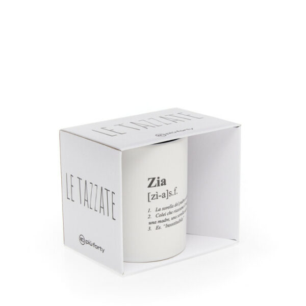 Mug in ceramica- "Zia" - immagine 2