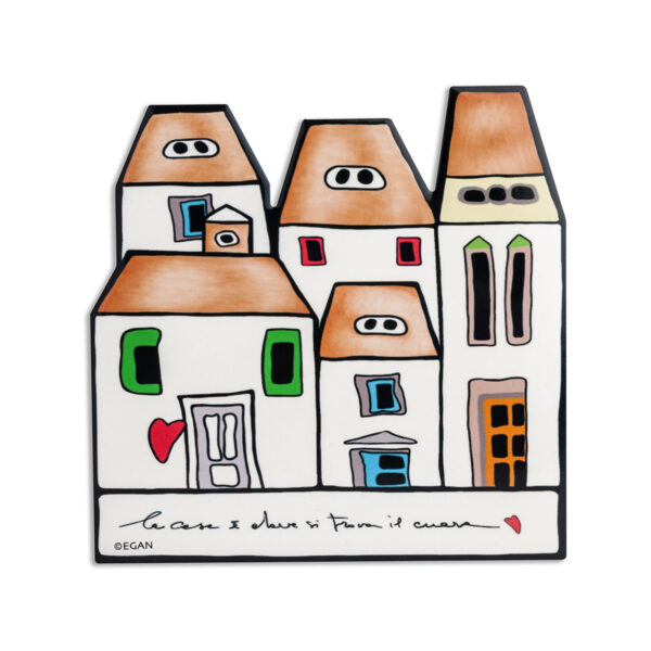 Sottopentola le casette 16x16