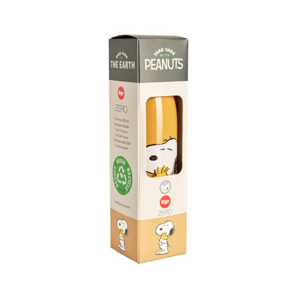 Snoopy Woodstock Bottiglia Termica - immagine 2