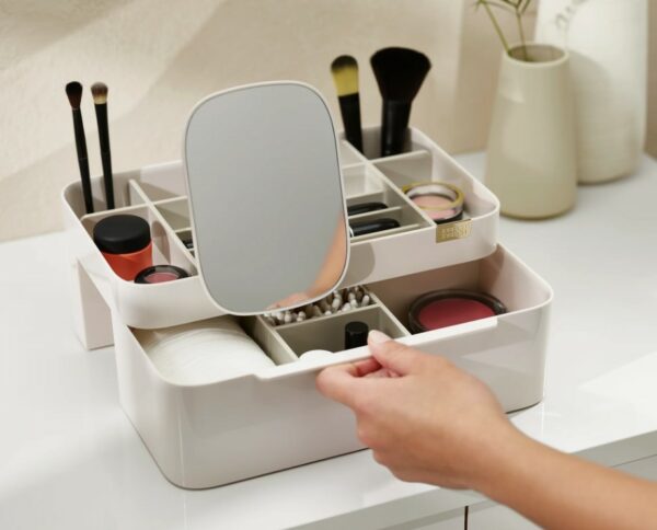 Viva Large organizer per cosmetici con specchio removibile - immagine 3