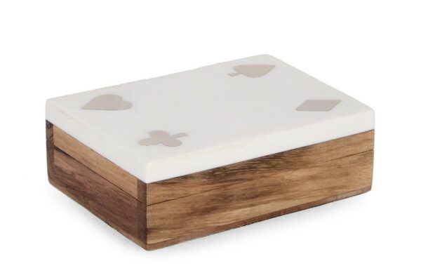 Decorazione Carte Fortune Bianco