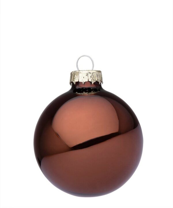 Sfera Marrone Tronco Lucido d. 60