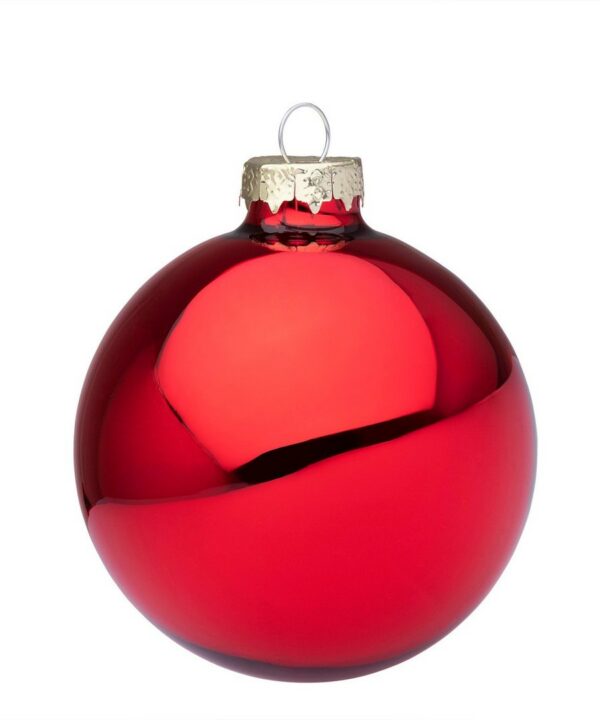 Sfera Rosso Granata Lucido d. 80