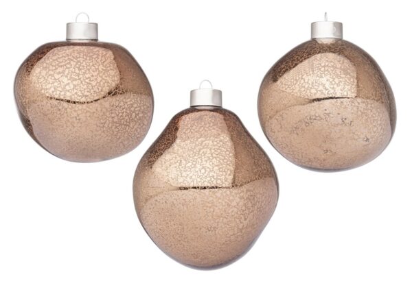 Set 3 Pendagli Organic Marrone D100