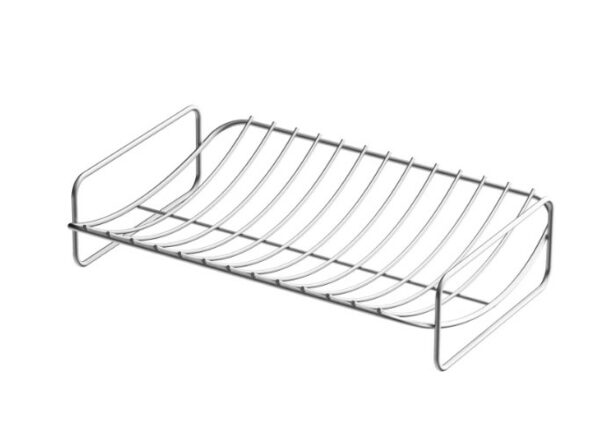 Rostiera antiaderente con griglia estraibile Graphite 42x28cm - immagine 3