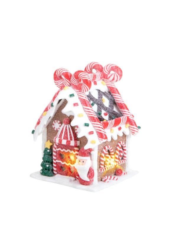 Casa con led in resina