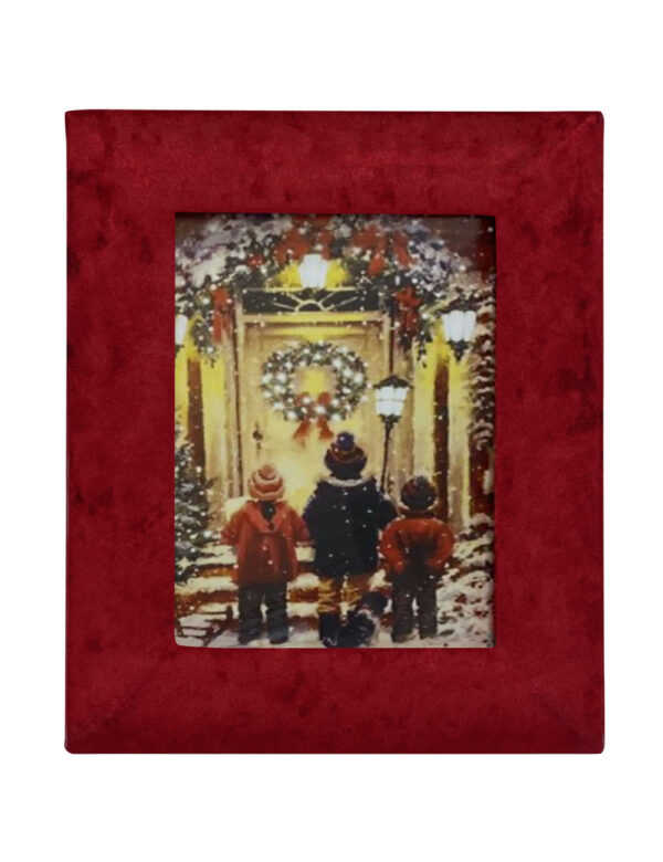 Portafoto in velluto Rosso (int.10x15)
