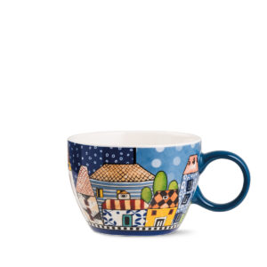 Tazza colazione Bassa Paese Mio blu 460ml