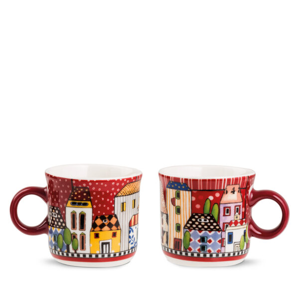 Set 2 minimug paese mio Rosso