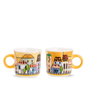 Set 2 Minimug Paese Mio Giallo
