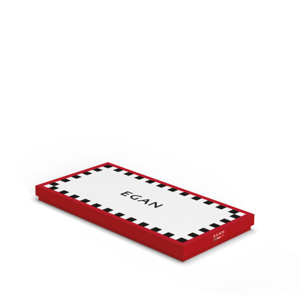 Vassoio paese mio rosso 19x9 - immagine 2