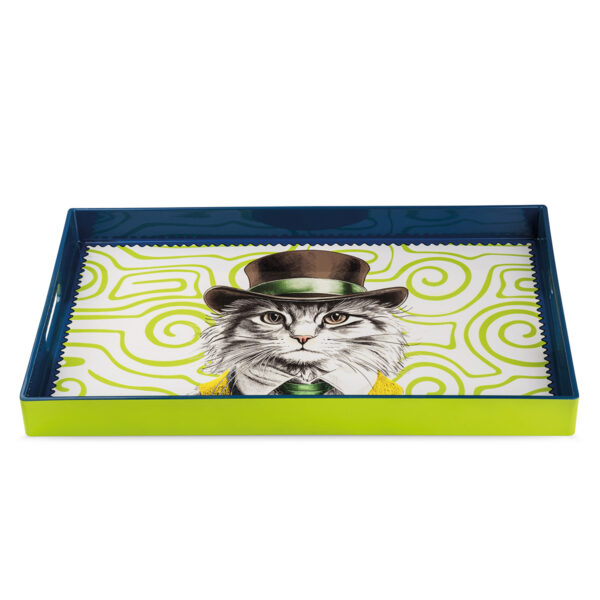 Vassoio Human Essence Gatto "Indipendence" 40x26cm
