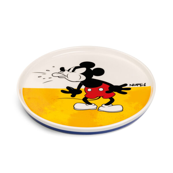 Piatto Dessert Mickey Mousse I Am Giallo d.20