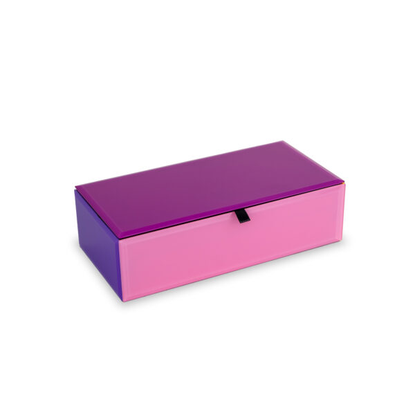 Cofanetto in vetro borosilicato Rosa