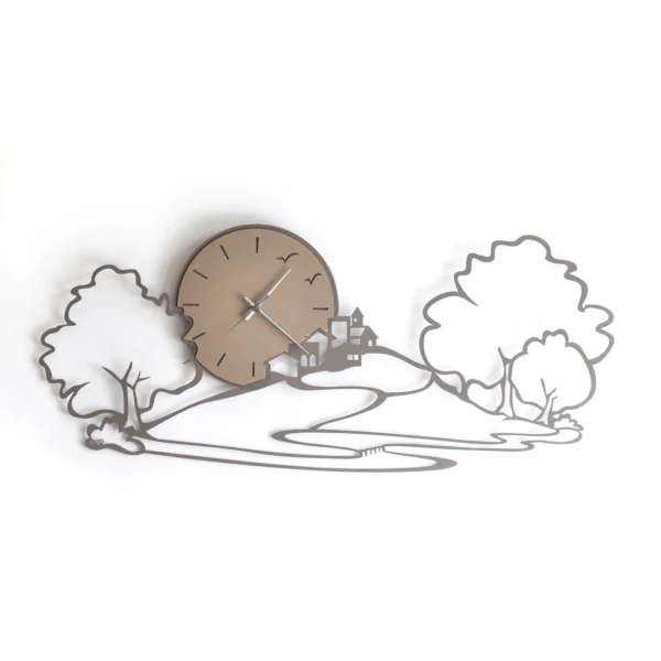 Orologio Paesaggio Fango