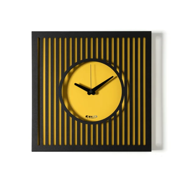 Orologio da parete Tiffany piccolo Nero-Ocra