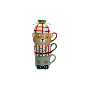 Set 4 pz Tazza Orsetto Impilabili